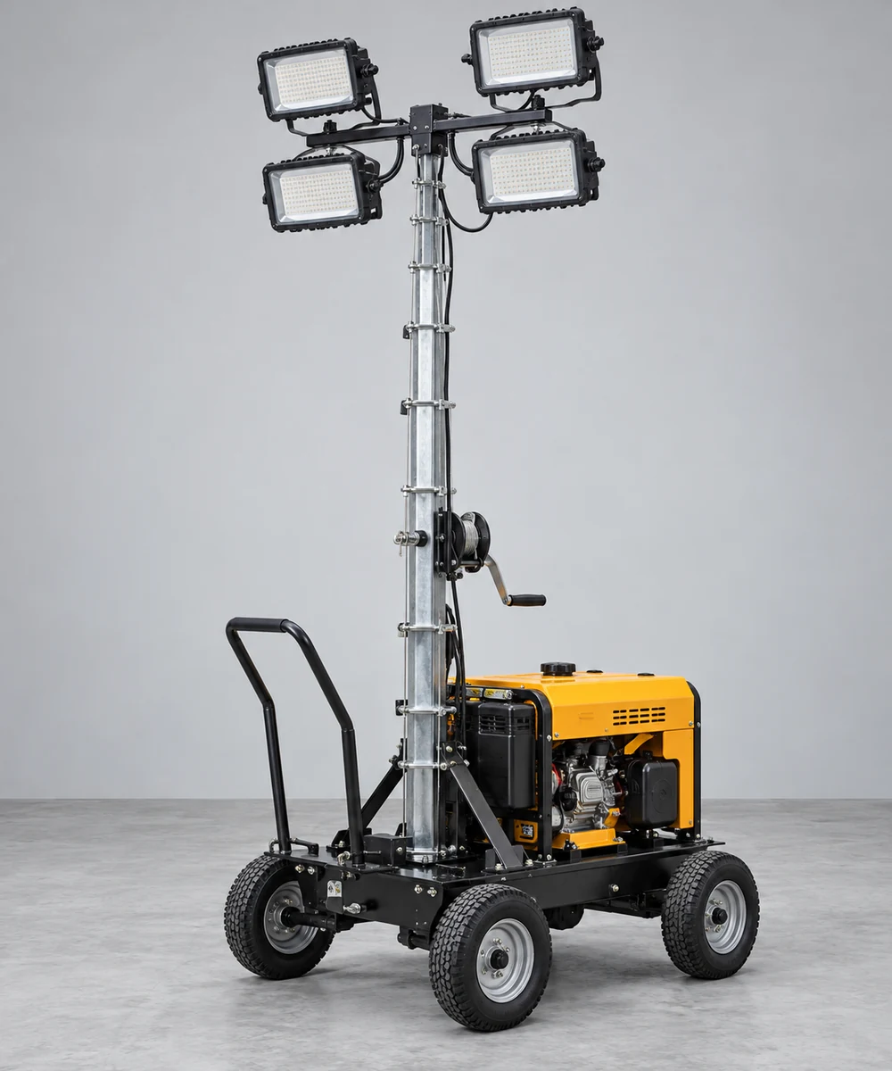 Lighting Tower Tsuzumi LT-5000 LED Four Wheel - Harga Makassar | SUP